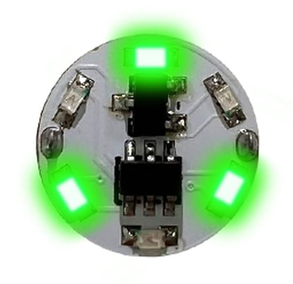 

Wonderway LED Module Magnetic 3 LED Rotating Lights Green (with Switch)