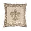 Federa per Cuscino Chic Personalizzata con Fiore di Giglio Fleur De Lis Morbida Carina Cuscino Decorativo per Soggiorno