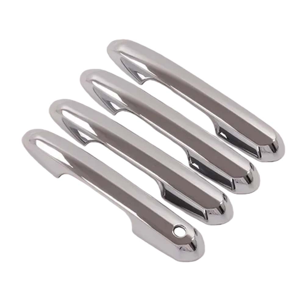 Car Decoration Door Bowl Handle Cover For Toyota Highlander XU70    Carbon Fiber Chrome Silver Cars Accessories