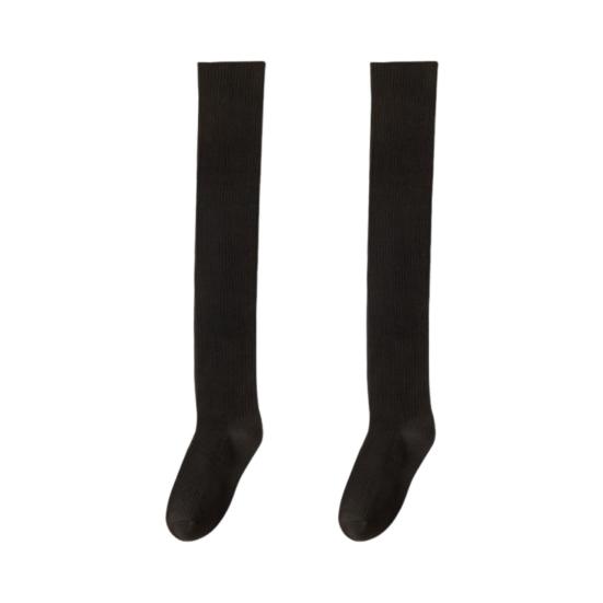 Women Thigh High Socks Extra Long Over The Knee Socks Thick Cotton Knit Boot Stockings Winter Leg Warmers