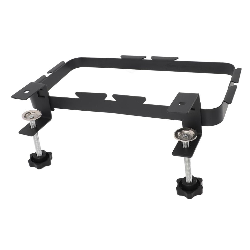 Søppelsekkholderstativ med justerbar klemme Hengestativ Karbonstål Bærbar Tung Last Søppel