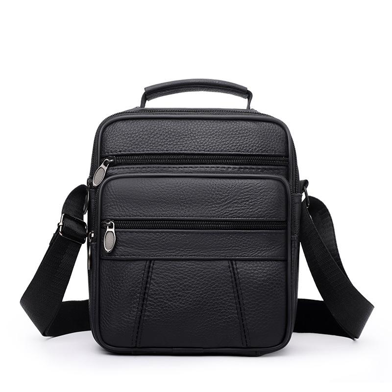 

Сумки-мессенджеры из натуральной кожи для мужчин, маленькие сумки-чехлы для телефона, сумки из коровьей кожи для бизнеса, сумки кроссбоди, мужской подарок для мужчины чёрный