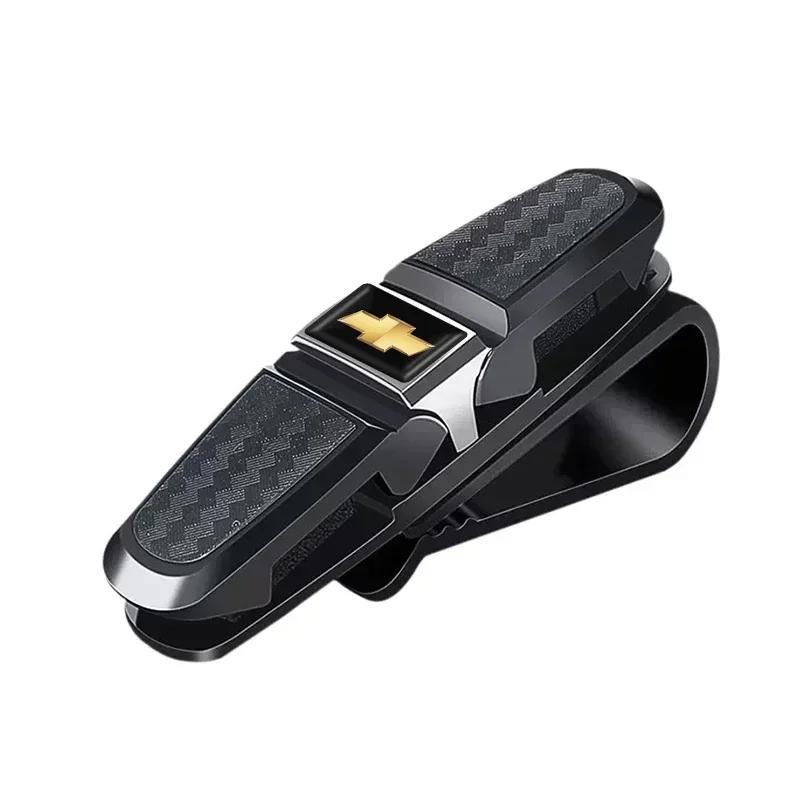 

Car Sun Visor Sunglasses Clip ABS Eyeglasses Case Auto Accessories For Chevrolet Spark Captiva Cruze Tracker Orlando Trax Epica