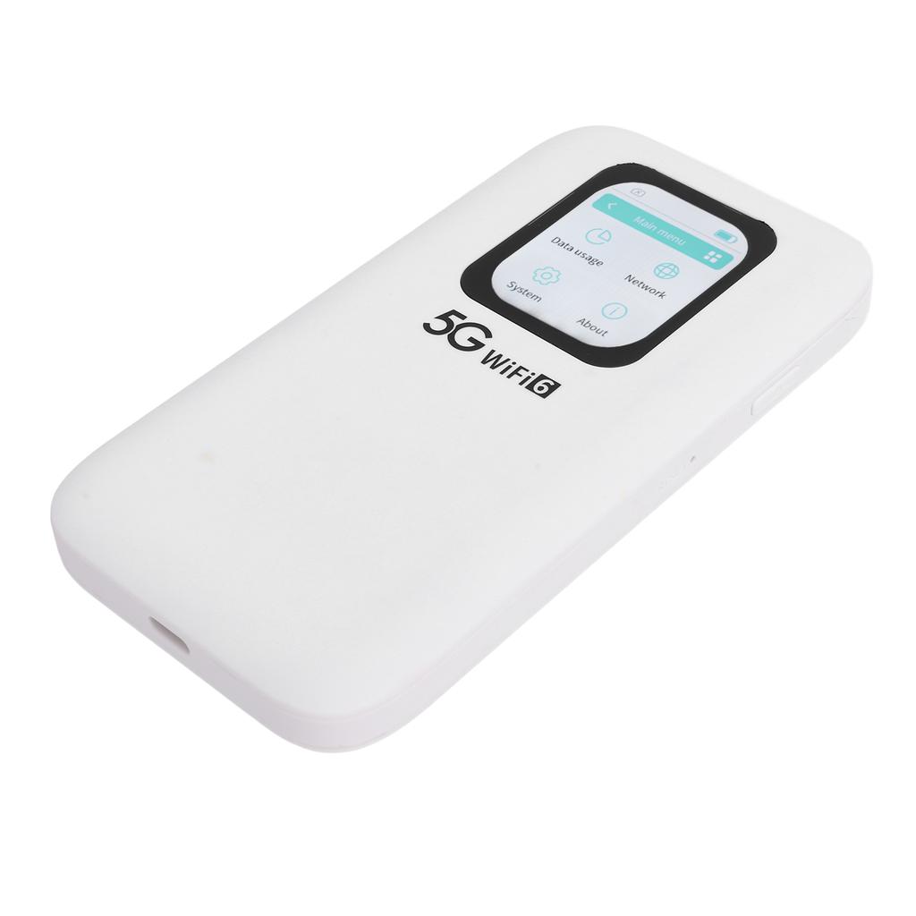 WiFi 6 Long Battery Life High Speed Connects Up To 16 Devices 5G Mobile Pocket Hotspot  2.01in Hotspot for Travel Mobile Router