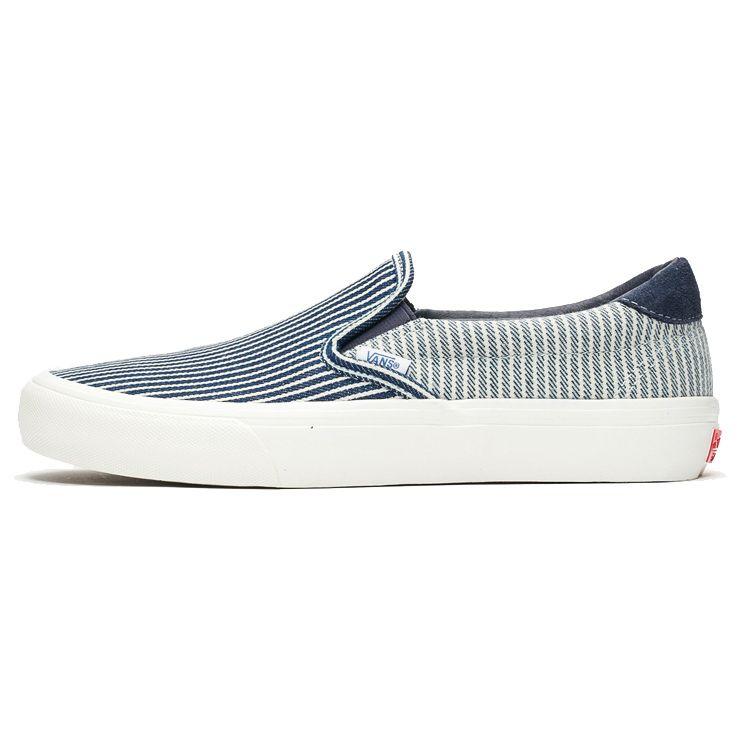 

Кроссовки унисекс Vans Slip-On 59 VLT LX Parisian Night Blue Marshmallow VN0A4BTZVY7