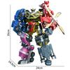 5 IN 1/4 IN 1 Mini Force Transforming Robot to Car Toys Action Figures MiniForce X Simulation Airplane Transformation Car toy