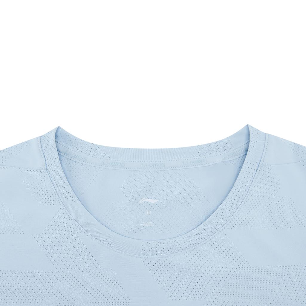 Li-Ning Fitness Series Round Neck Logo Letter Short Sleeve T-Shirt Men tops ATSW165-3