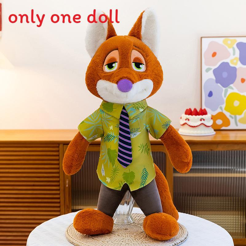 Zootopia Nick Judy Plush Toy Judy Fox Nick Cartoon Soft Stuffed Animal For Kids