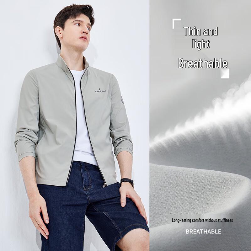 Navigare Men's Breathable UV Protection Lightweight Jacket