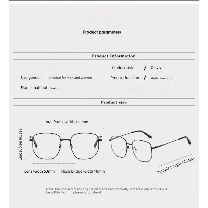 New Ultra-Lightweight Metal Frame Myopia Glasses Unisex Fashionable High-Definition Eyewear Minus Diopter 0 To -4.0