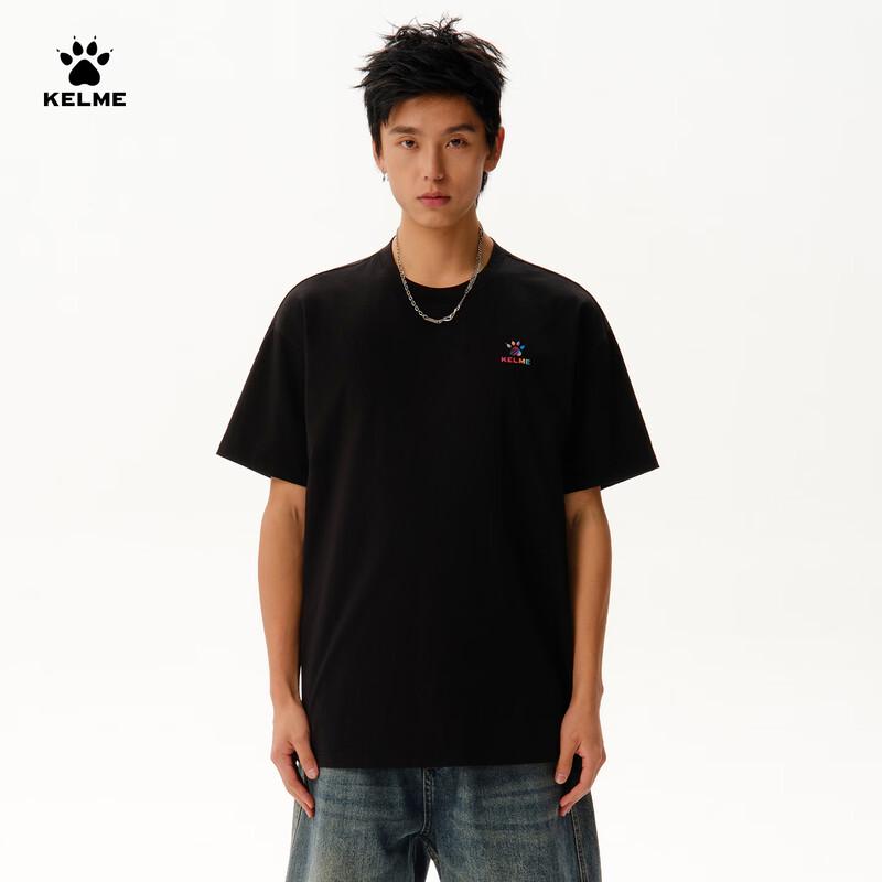 KELME Men's Magic Claw Print Crew Neck T-Shirt