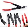 1 Pcs Automobile Interior Upholstery Trim Clip Pliers Remover Tool, Push Pin Pliers Panel Clip Removal Pliers Trim Removal Tool (Red)