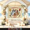 Party Backdrop New Year Flat Birthdays Weddings Showers Event Photo Background Front Door Decor