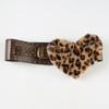 Retro Waistband Faux Fur Plush Belt Sexy Bandage Belt  for Women Trendy Accessories