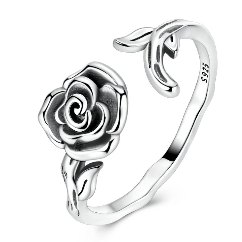 

Authentic copper Rings Ideal For Women Love Bow Crown Rose Star Shape Moon Snake Adjustment Ring Engagement Wedding Jewellery Gift