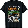 Gardening Dog Lover Gardener Garden Plants Men Women Girls Kids T-Shirt