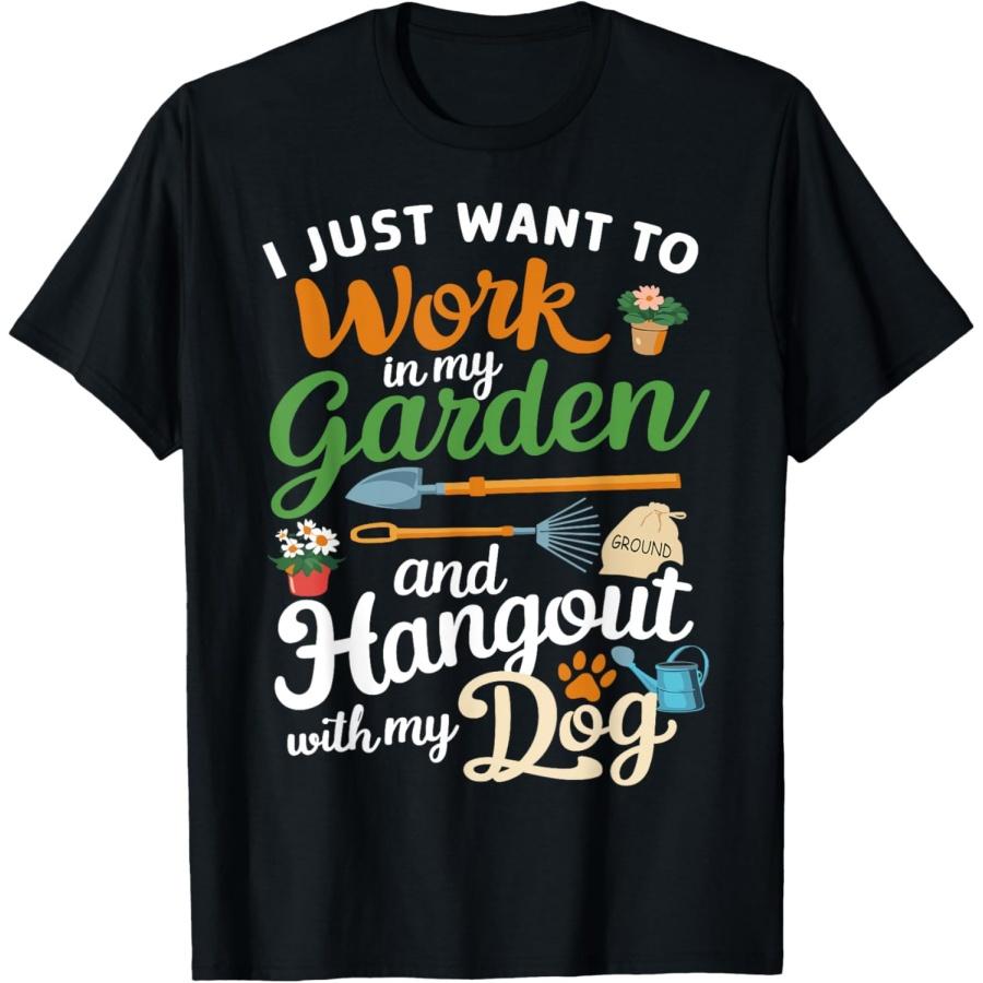 

Gardening Dog Lover Gardener Garden Plants Men Women Girls Kids T-Shirt XXXXXL чорний
