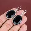 Faceted Black Onyx Earrings Gemstone Earring 925 Sterling Silver Earring Handmade Jewelry Drop Earrings Dainty Silver Jewelry Gifts For Wife