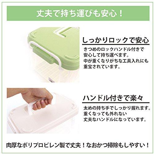 Fudogiken Storage Box Petit Noi50 (with Handle) Clear F-2574H