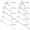 5Pcs Display Hooks Storage Racks Practical Hang Fits Goods Shelf Perforated Panel Peg Board Hooks Durable Metal Holder