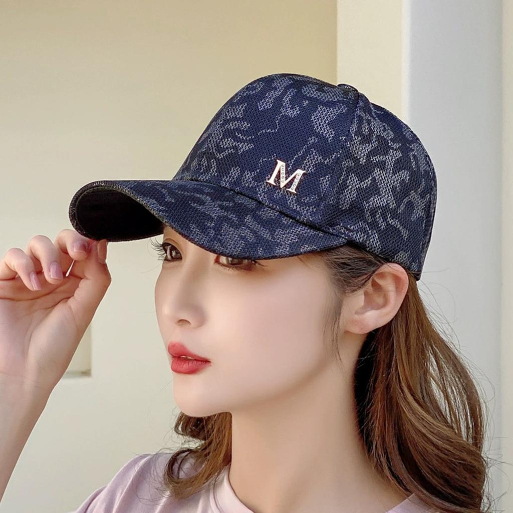Men/Women's Fashion M Letter Camouflage baseball cap Spring Summer Autumn Adult Hats