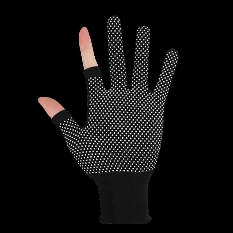 Nylon 2-Finger Exposed Touchscreen Work Gloves