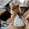 Lace Ruffle Hem Dog Cooling Dresses Breathable Pet Mesh Camisole Skirt  Puppy Clothes