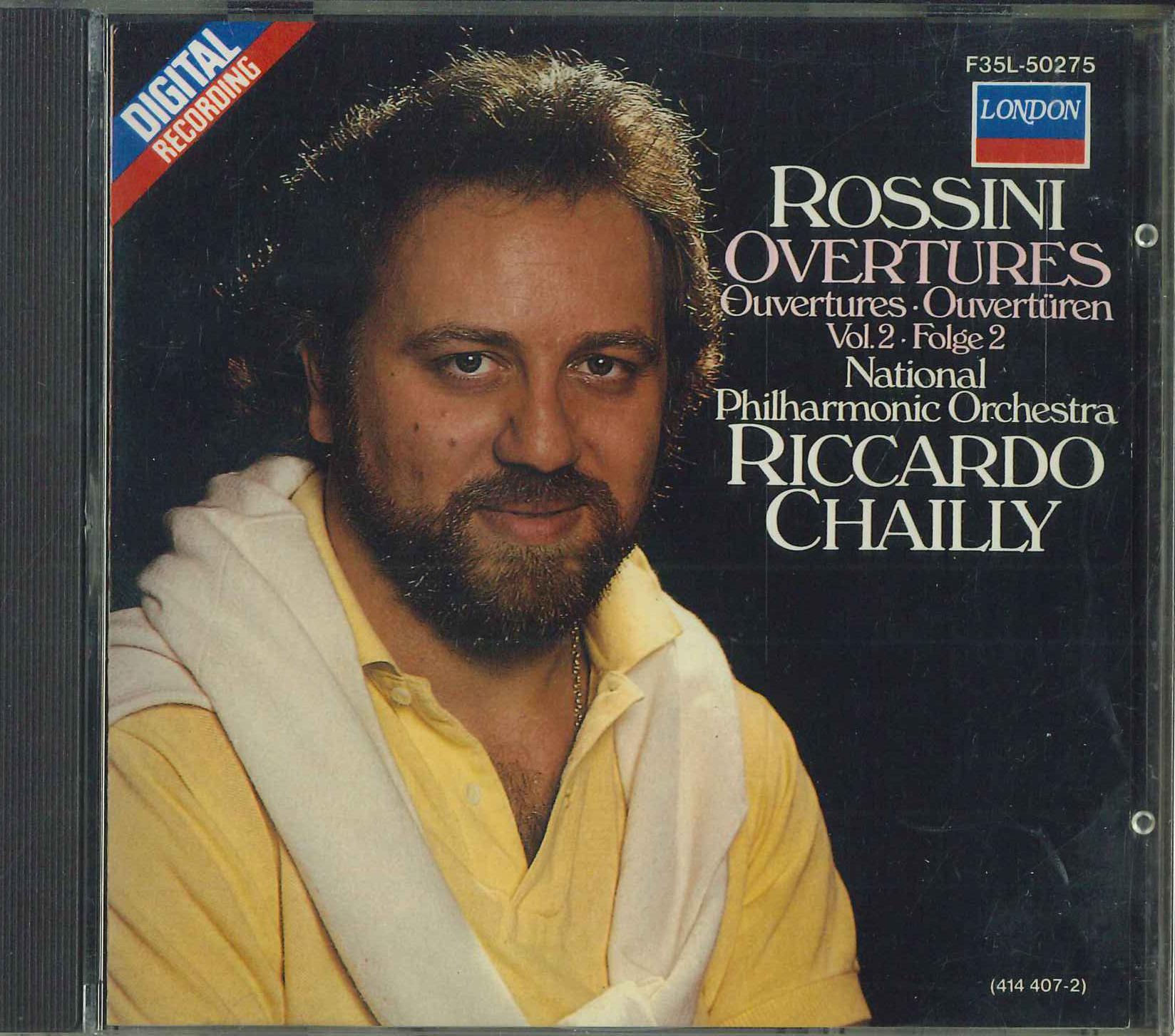 

CD - Россини Увертюры Том 2: Шайи F35L50275 POLYDOR 1985 Япония Классика Б/У