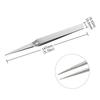 Cross Lock Stainless Steel High-precision Tweezers Reverse Action Tweezers Maintenance Hand Tools for Household