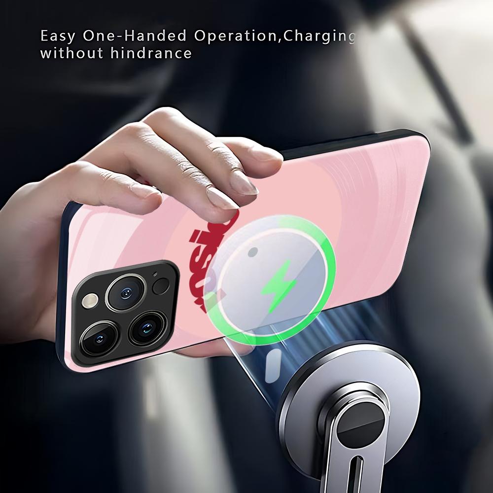 INS R-ROSIES Phone Case For iPhone 17 air 16 e 15 14 13 12 11 Plus Mini Pro Max Glass Magnetic Case