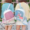 Clear Transparent Kawaii Backpacks Women Harajuku Bow-knot Itabags School Bags for Teenager Girls Designer Ita Bag Bookbag