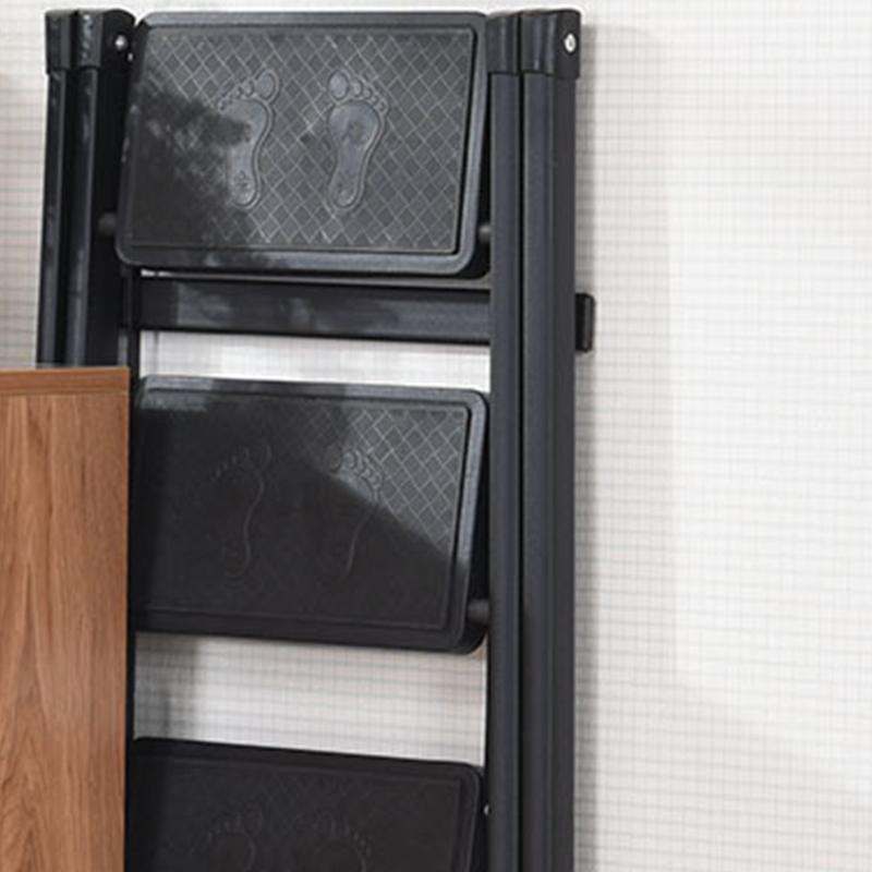 3-stufige Leiter 3 Stufen Sicher Langlebig Metall Kunststoff Klappbar Weit verbreitet Trittleiter 3 Stufen Faltbar für Buch Vase