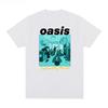 2025 Oasis Short Sleeve T-shirt British Rock Blur Men's and Women's Retro Cotton Comfortable Casual Sports Fashion Trend T-shirt