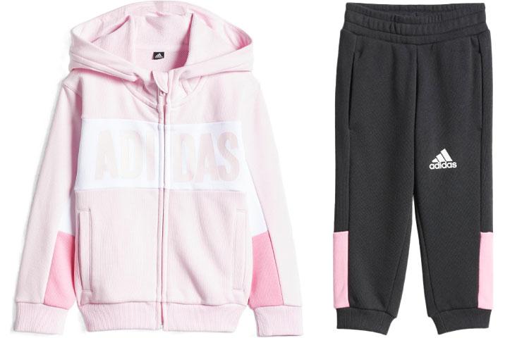 Adidas Casual Sportswear Pink+Black Kids  HZ7004 104