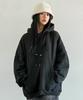 Roa Tumble Fleece Boxy Hoodie Black Kjhd2324