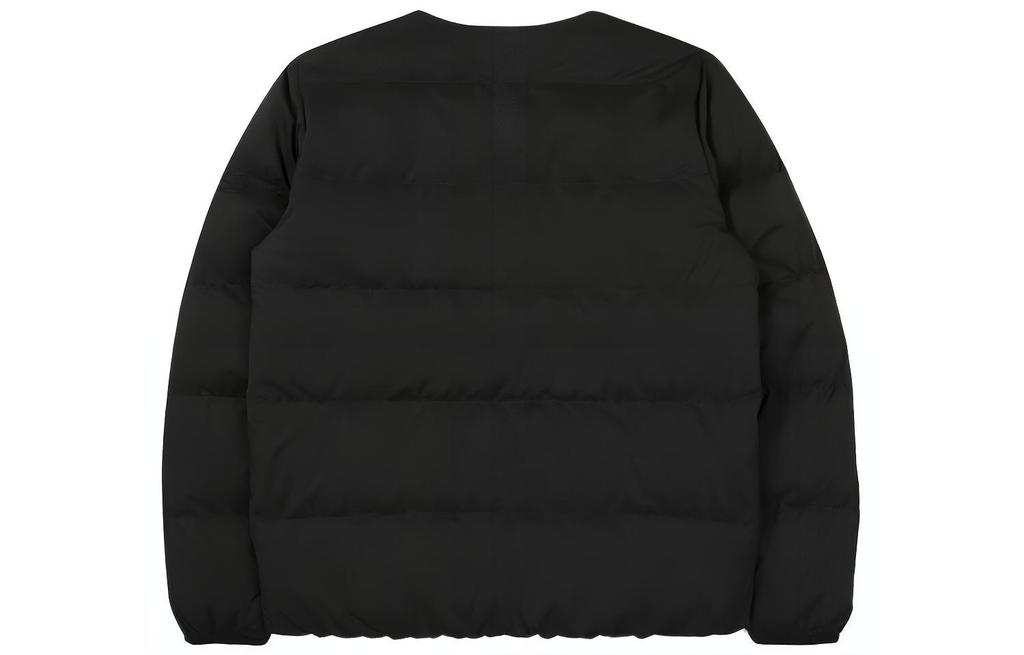 Men's FILA Down Jackets Unisex Black Stand Collar Without Hood Moderate Other