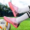 New Hot Children Football Boots Outdoor Trainers Soccer Shoes for Kids Boys Girls Hook Loop Football Cleats Futsal Sneakers28-39
