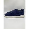 Zegna S4667Z Suede Triple Stitch Sneakers Shoes US8 NavyUsed