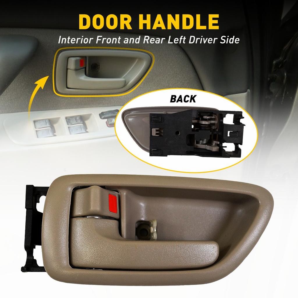 2X Car Inner Interior Door Handle Front Rear Left Right Door Panel Pull Handle For Toyota Avalon Sequoia Tundra Pickup 2001-2007