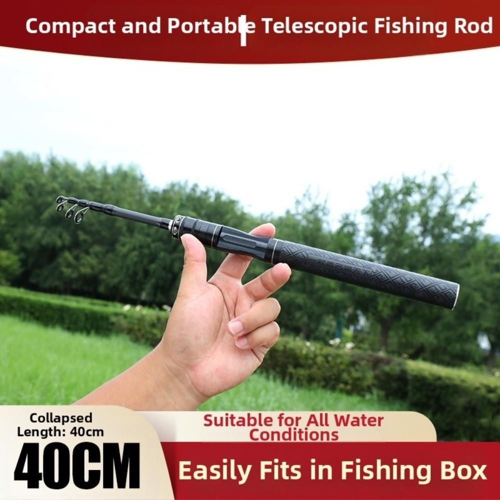 Travel Design Telescopic Fishing Rod UL/ML Power Fishing Rod Reel Set Fishing Pole  Travel Fishing
