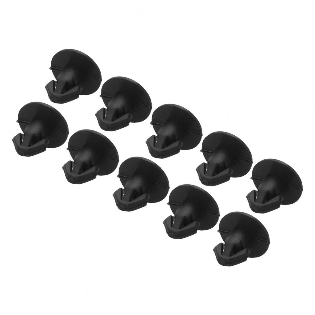 10pcs Plastic Screw 9.2mm ABS Plastic Automotives Clips Black