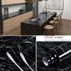 Gray Marble Self-Adhesive Wallpaper Waterproof Vinyl Peel and Stick Wallpapers for Old Furniture Kitchen Countertop Granite Film