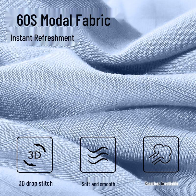 Men's Modal Boxer Briefs 3-Pack - Breathable & Antibacterial