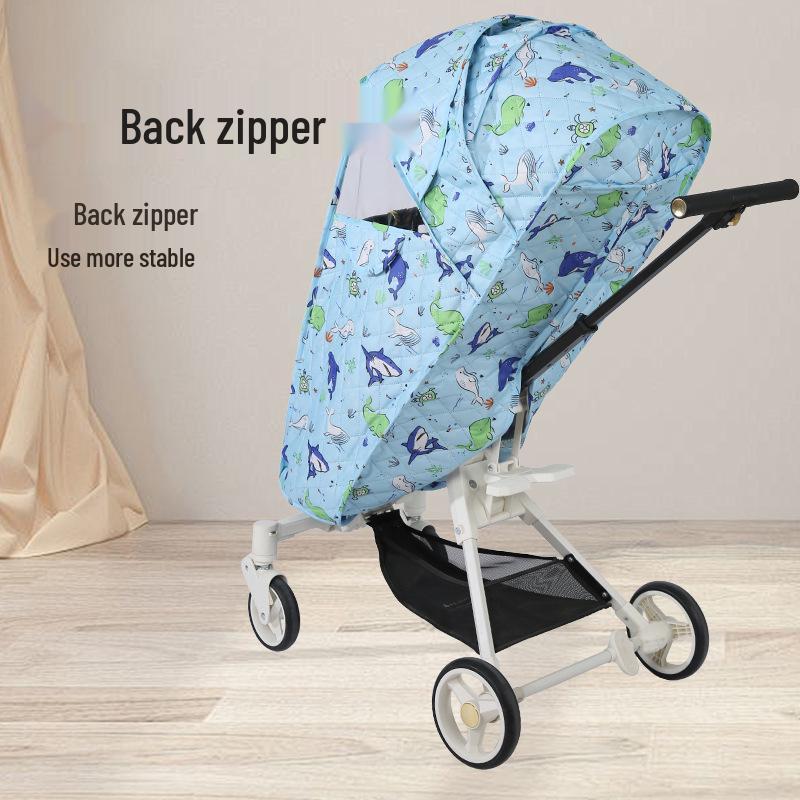 Essential Rain Cover for Baby Stroller, Carrier, and Rattan Chair - Windproof and Warm Protection Against Droplets