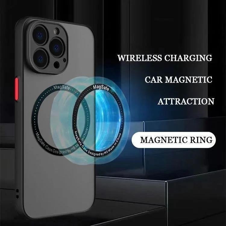 Matte Hülle Samsung Galaxy S24 S23 S22 Ultra Plus S21 S20 FE Für Magsafe Magnetic Charge Bumper Kameraschutz Cover funda