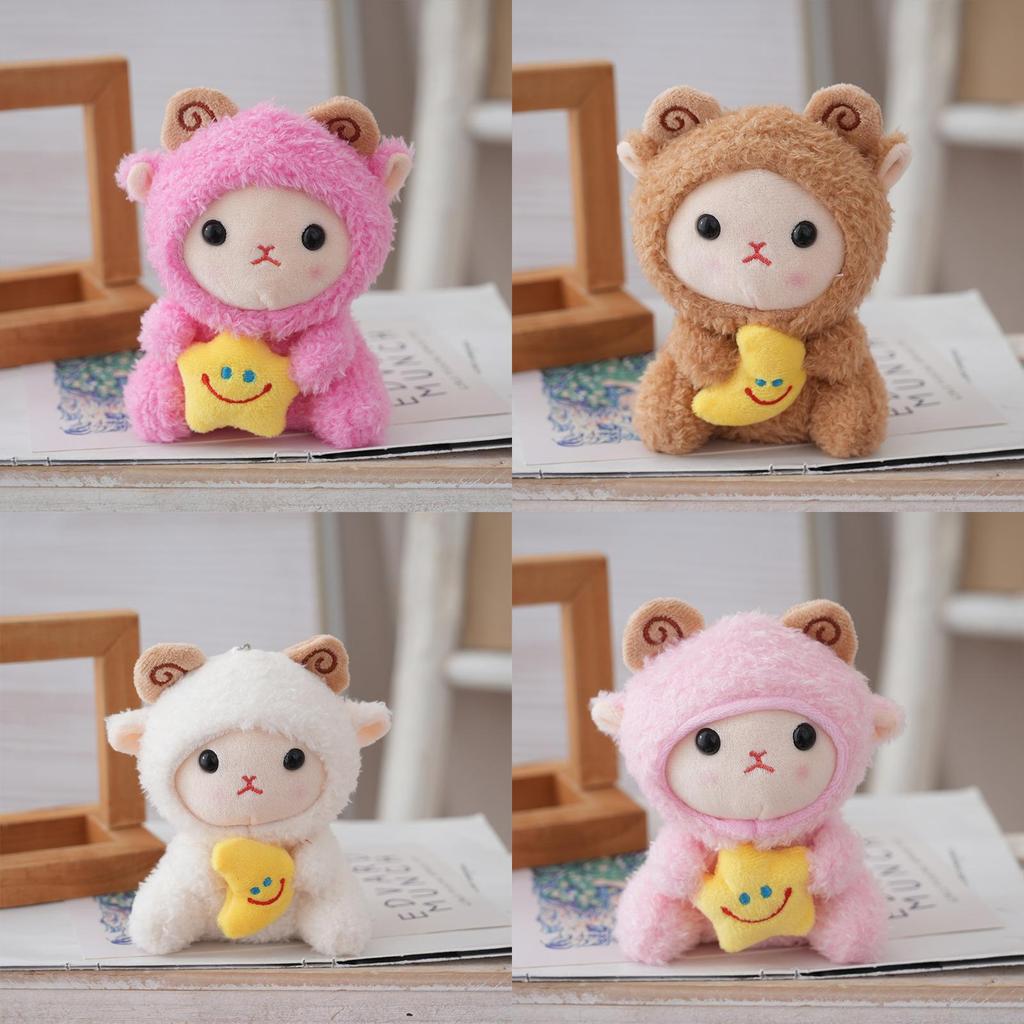 Plush Sheep Keychain With Pp Cotton Filling For Kids And Gift Lovers