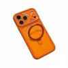 Magnetic Suction Bracket Is Suitable for Apple 17promax Mobile Phone Case 15 Mecha Frame iPhone16 Matte AI Button Case.