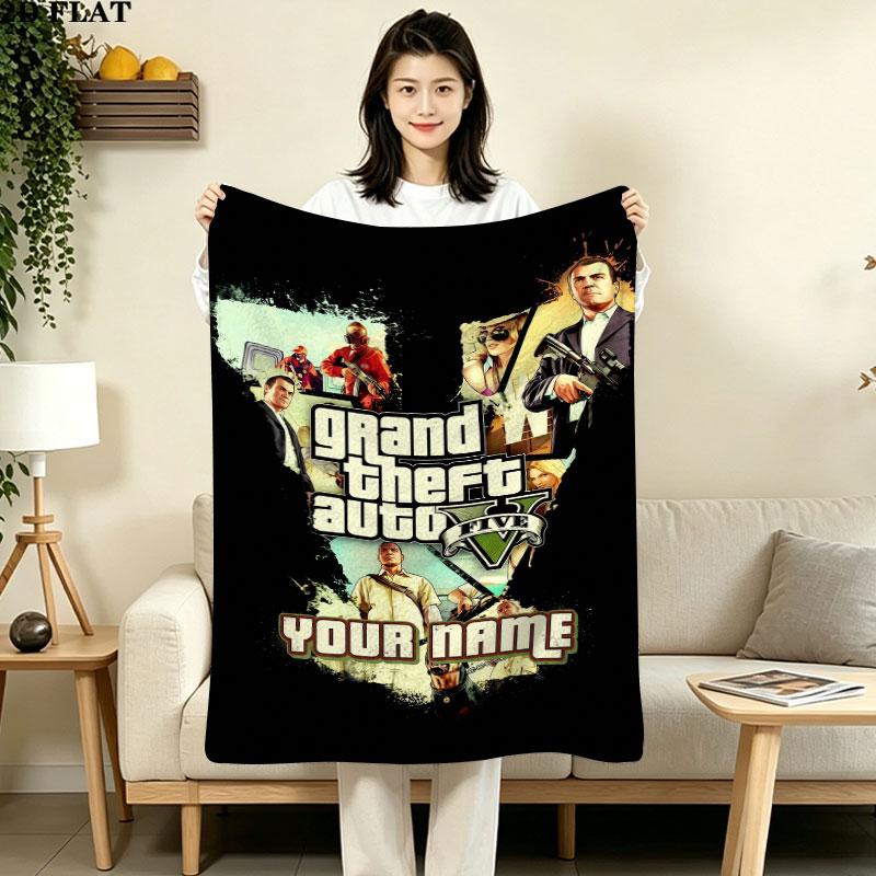 Custom Gta6 Blanket, High quality Comfortable for All Seasons, Home Decor, Warmth and Comfort
