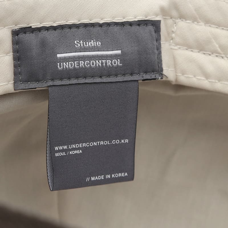 UNDERCONTROL studio BREAD BERET / BIO H TWILL / D CHOCO