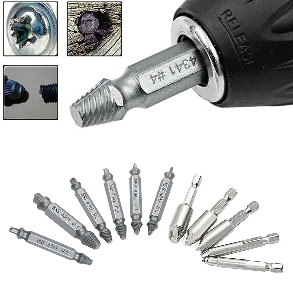 Screw puller, damaged screw remover and screw puller, 5 pieces